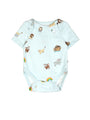 Noah and the Ark Short Sleeve Bodysuit Cotton