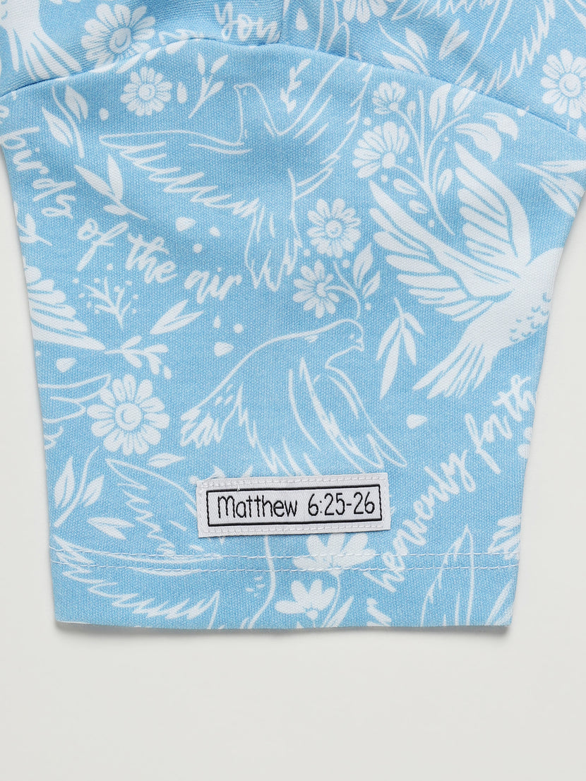 Birds of the Air Short Sleeve Set Cotton