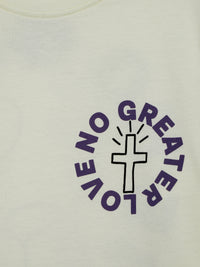 Baby No Greater Love Purple T-Shirt Cotton | Long Sleeve