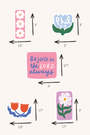 Rejoice in the Lord Floral Stickers - 5 Pack