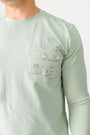 The Lost Sheep PJ Mens Long Sleeve Jogger Set Cotton