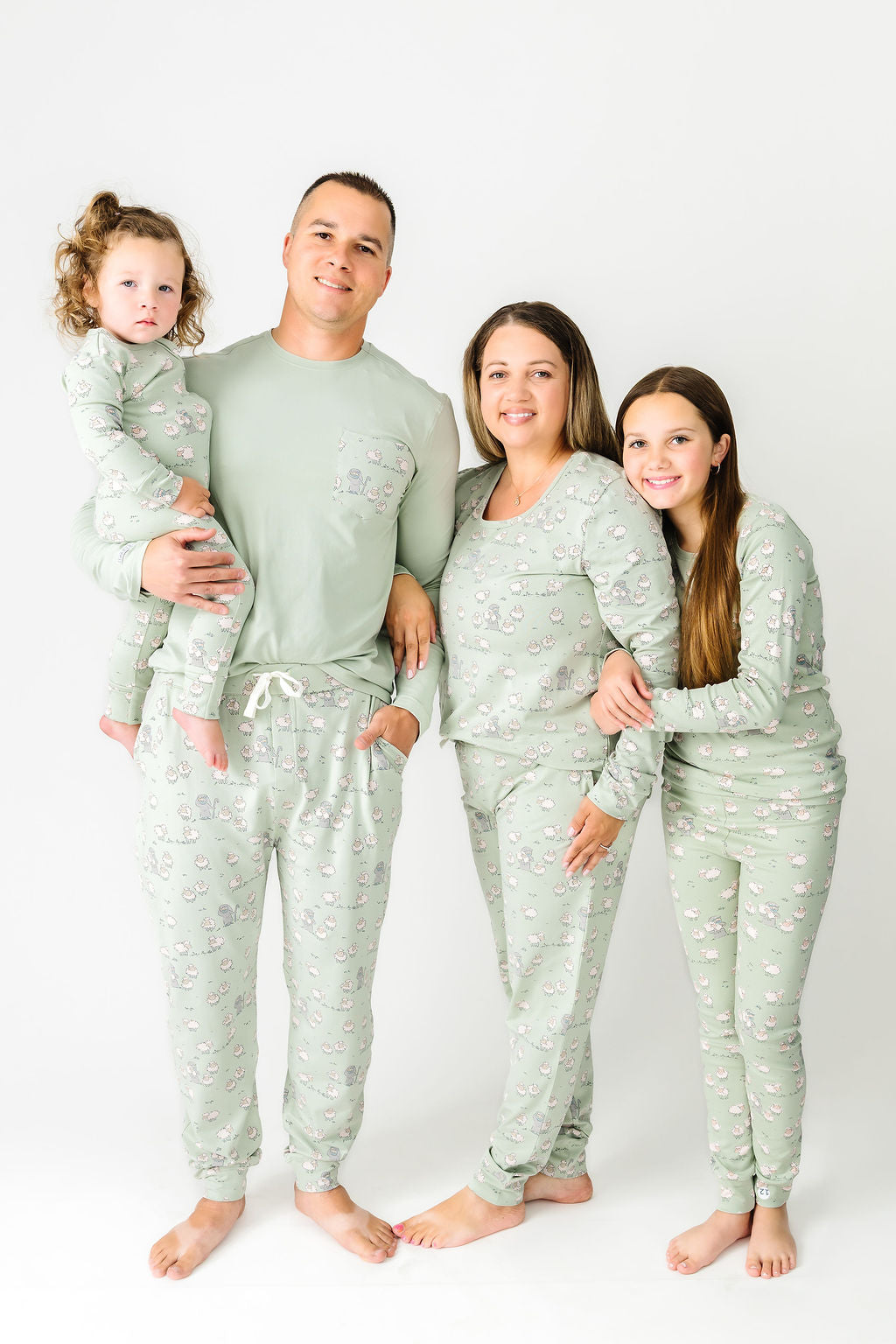 The Lost Sheep PJ Womens Long Sleeve Jogger Set Cotton