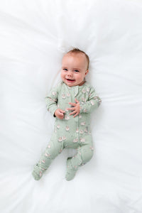 The Lost Sheep PJ Footed Onesie Cotton