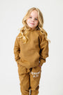 God's Got My Back Tan Fleece Hoodie
