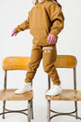 God's Got My Back Tan Fleece Hoodie
