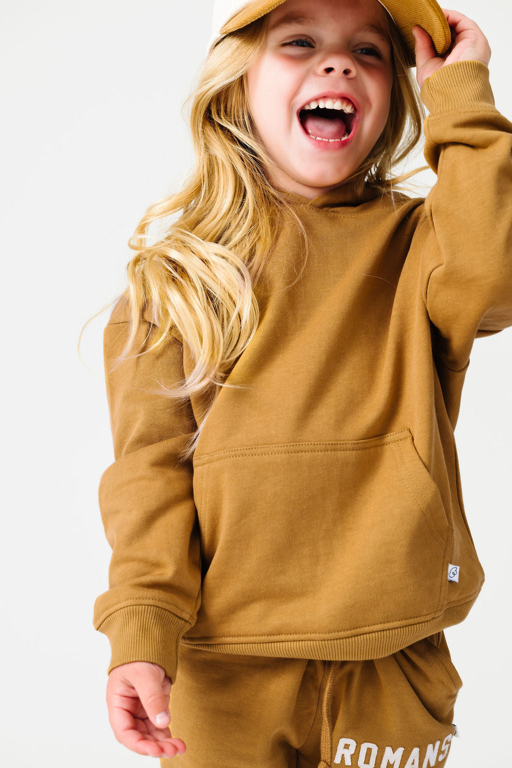 Gods Got My Back Tan Fleece Hoodie