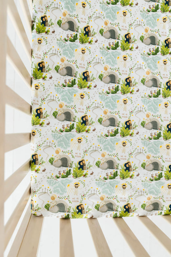 He Is Risen Bedsheet Cotton