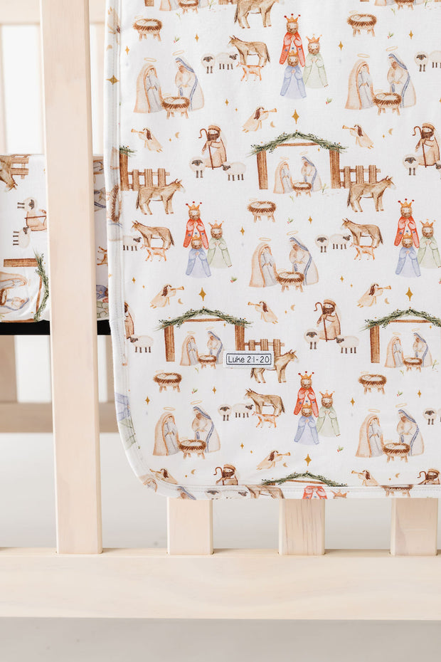 The First Noel Blanket Bamboo