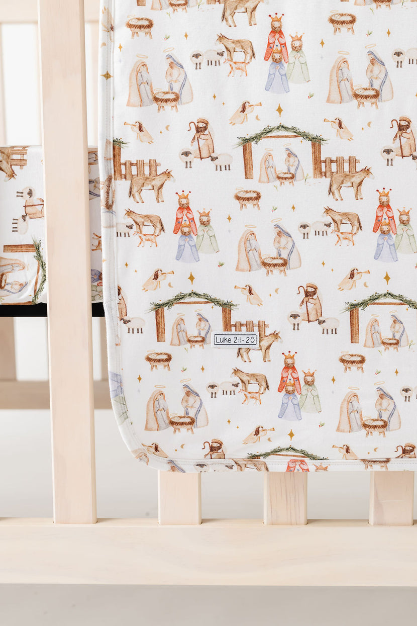 The First Noel Blanket Bamboo