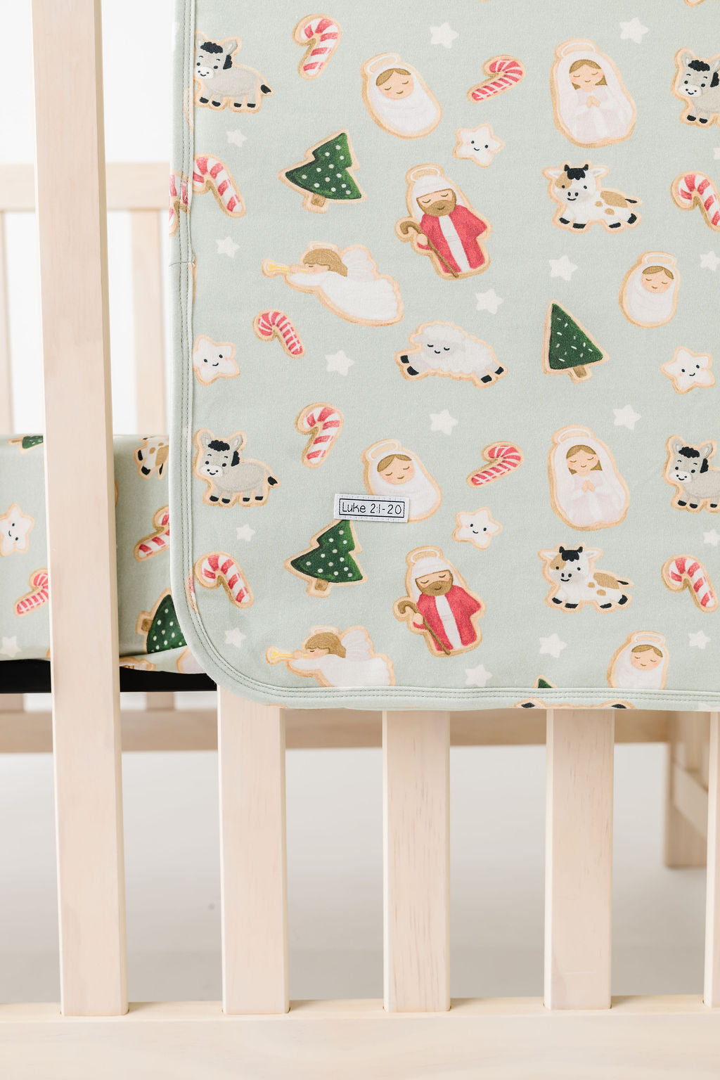 Gingerbread Jesus Blanket Cotton