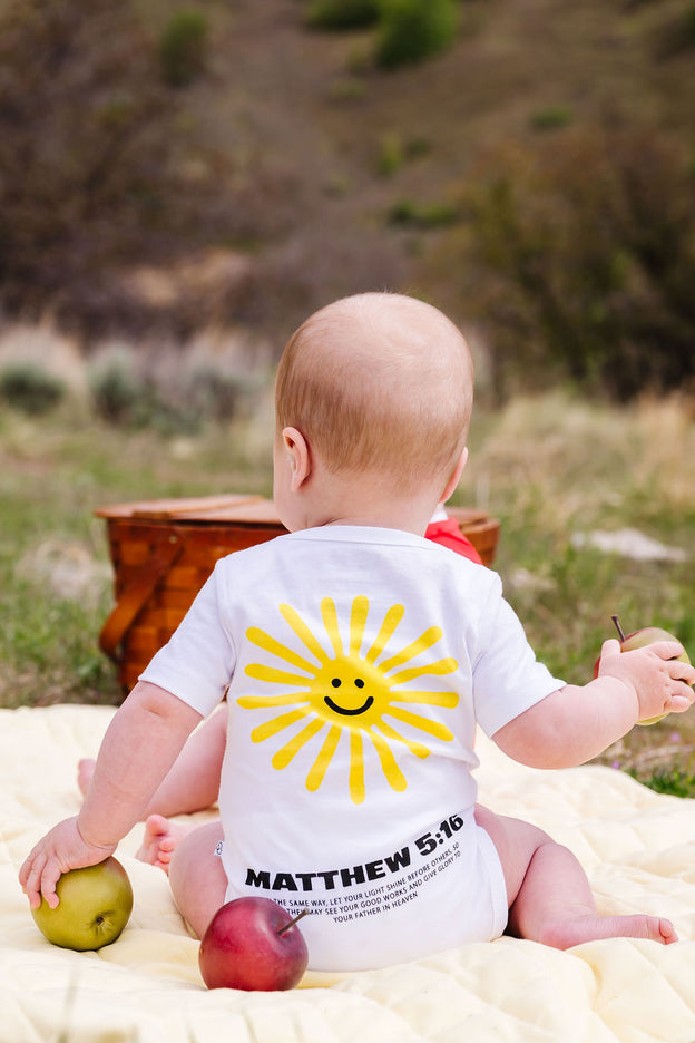 Baby Shine Bright Bodysuit Cotton | Short Sleeve