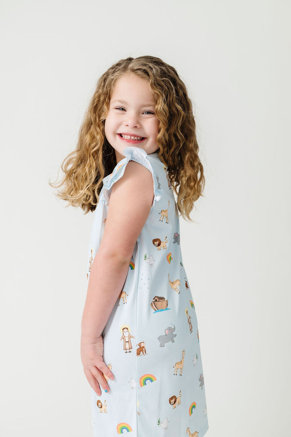 Noah and the Ark PJ Girls Nightgown Polyester