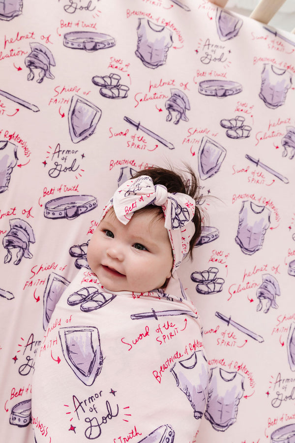 Armor of God Pink Headband Bamboo