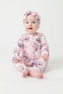 Armor of God Pink PJ Footless Onesie Bamboo