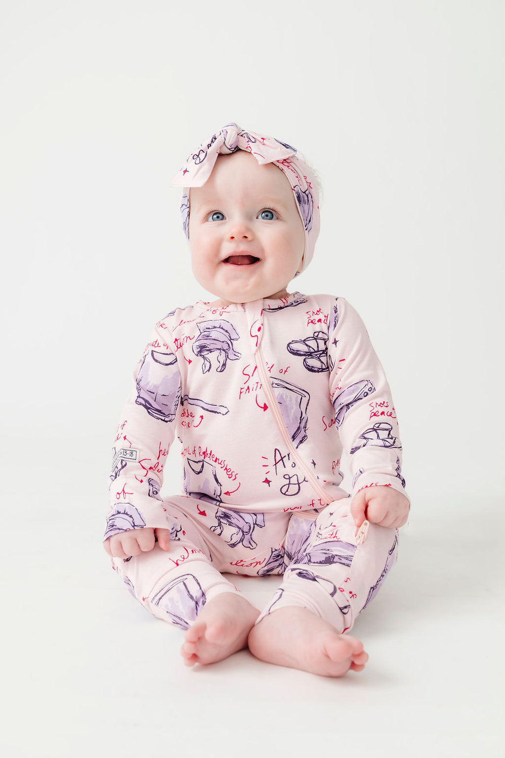 Blessed Beginnings Baby Girl Bundle - Armor of God Pink