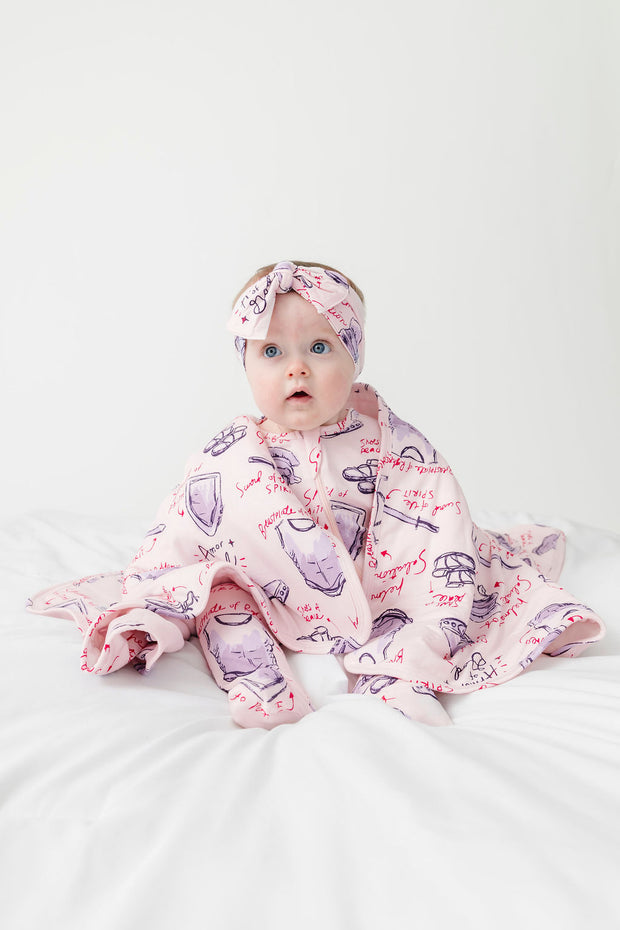 Armor of God Pink Blanket Bamboo