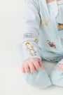 Noah and the Ark PJ Footed Onesie Cotton