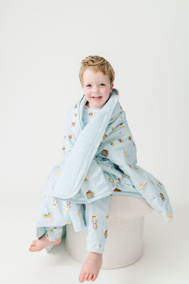 Noah and the Ark Blanket Cotton