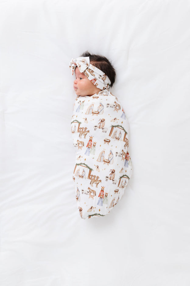 The First Noel Swaddle Bamboo
