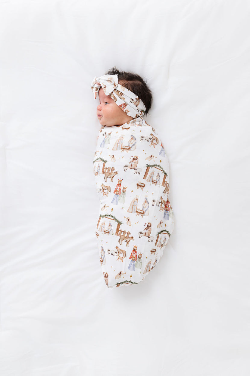 The First Noel Swaddle Bamboo