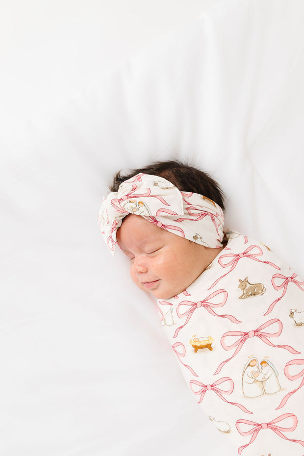 Let Us Adore Him Headband Bamboo