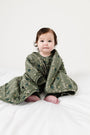 Glory to God Olive Blanket Bamboo