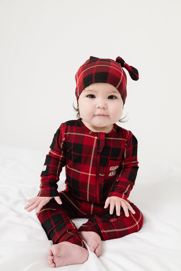 Newborn King PJ Footless Onesie Bamboo