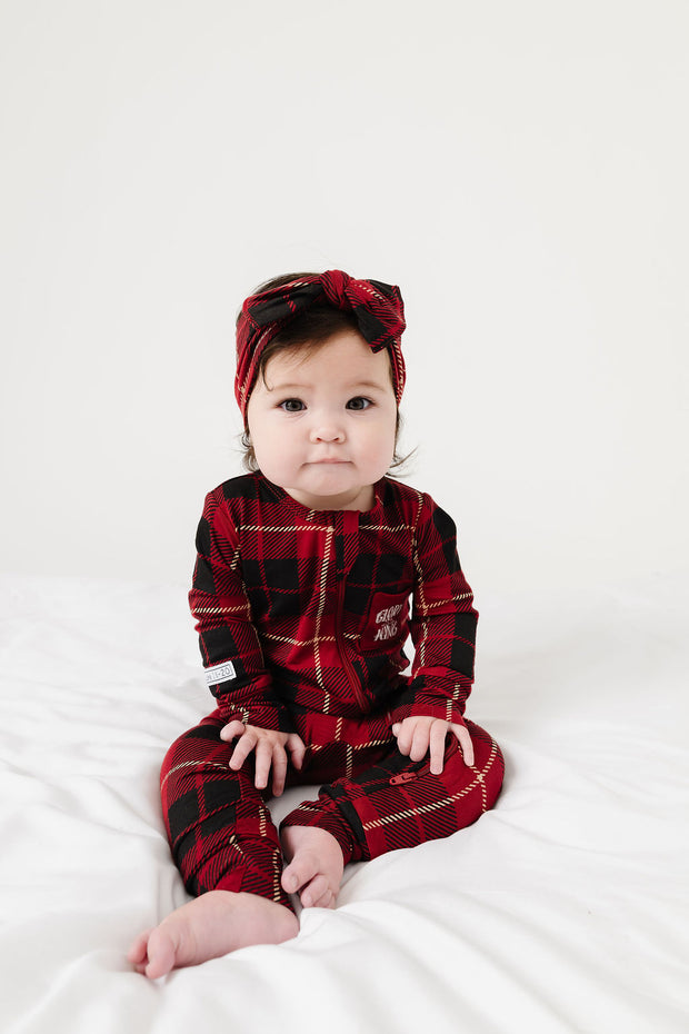 Newborn King PJ Footless Onesie Bamboo