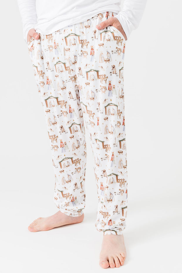 The First Noel Mens PJ Set Bamboo