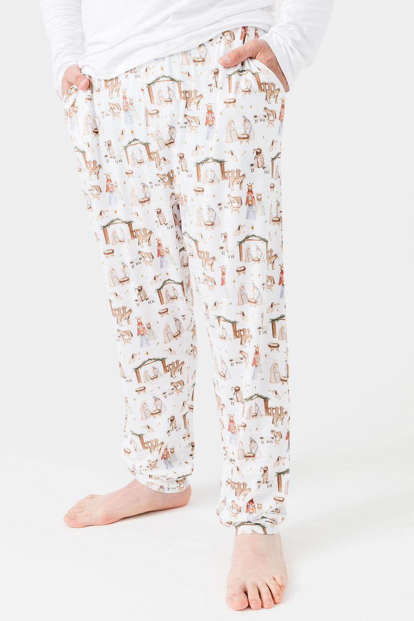 The First Noel Mens PJ Set Bamboo