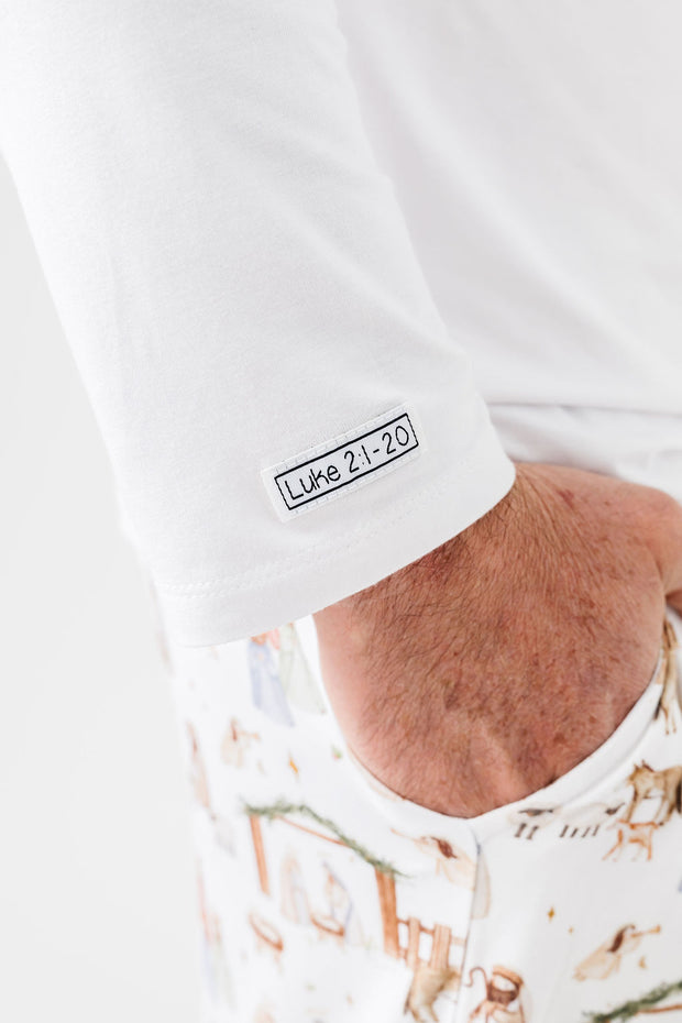 The First Noel Mens PJ Set Bamboo