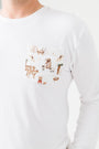 The First Noel Mens PJ Set Bamboo