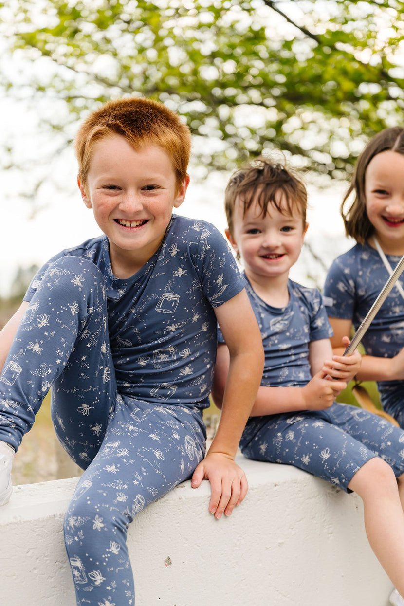 Let Your Light Shine Fireflies PJ Short Sleeve Set Bamboo