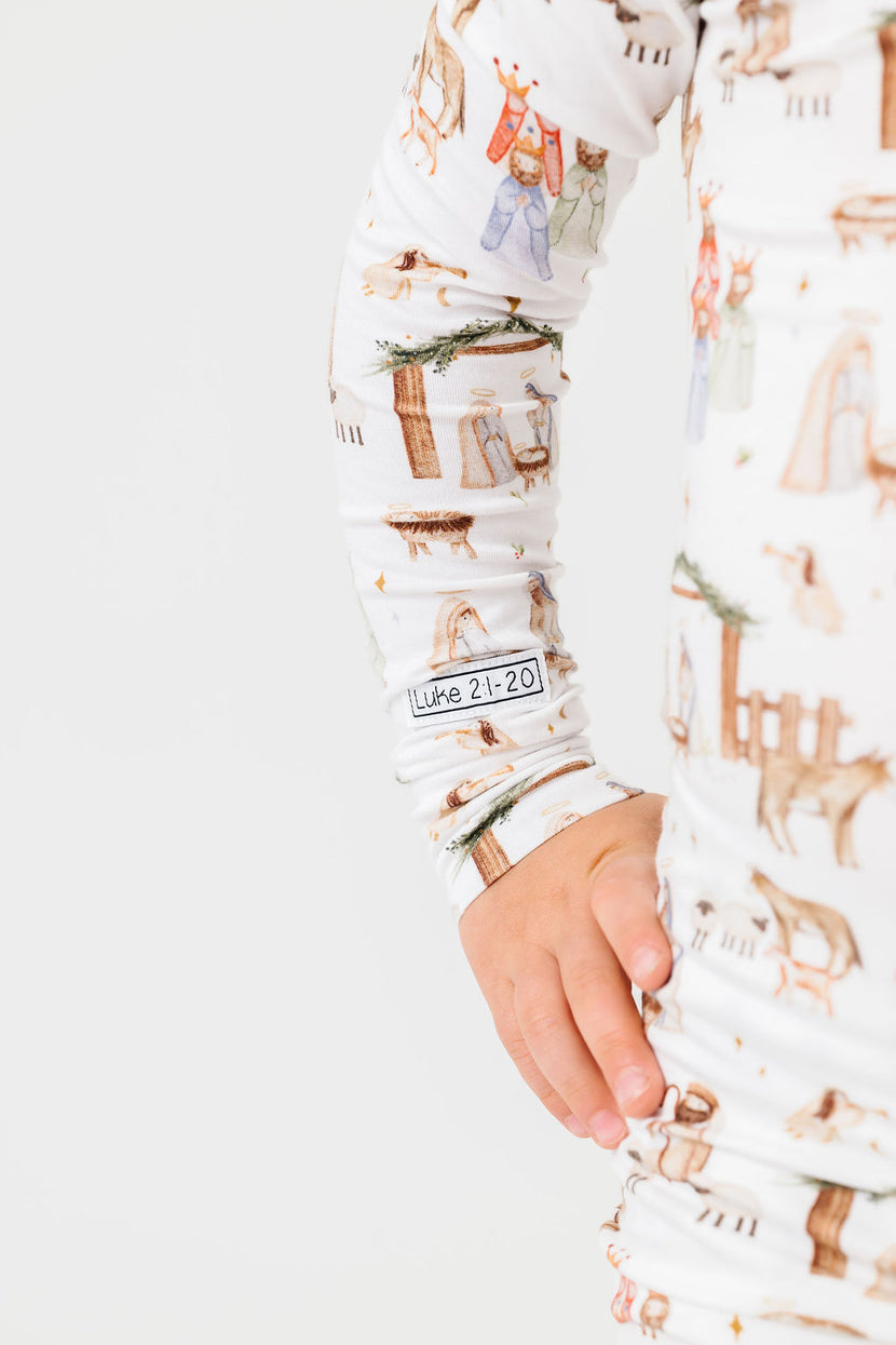 The First Noel PJ Long Sleeve Set Bamboo