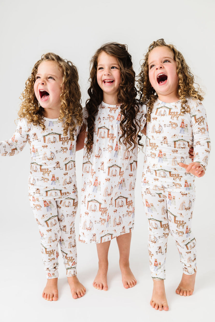 The First Noel PJ Girls Nightgown Polyester