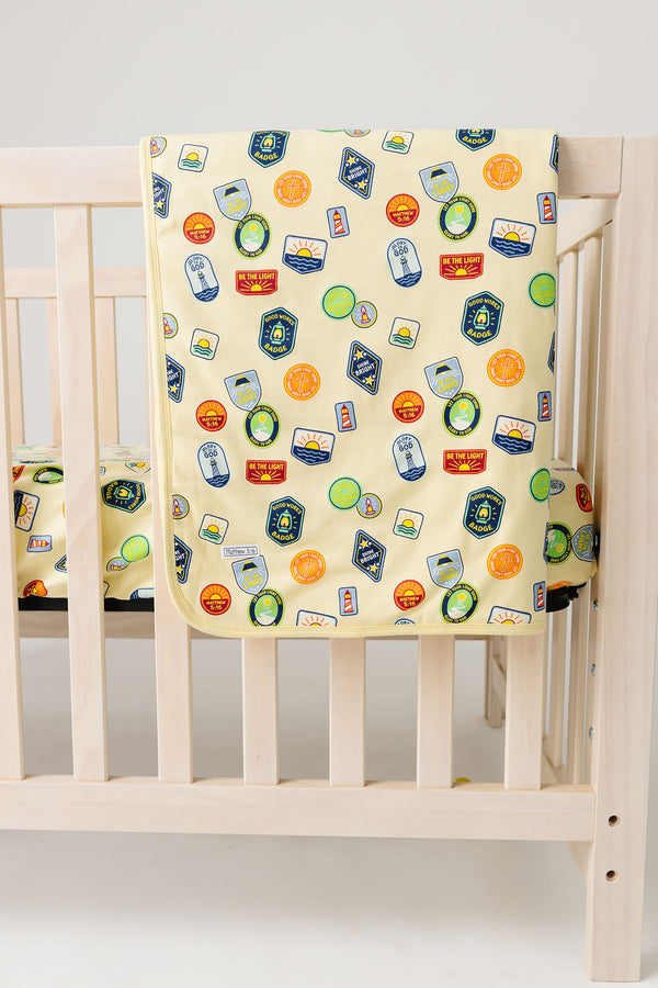 Be the Light Badges Bedsheet Cotton