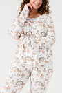 The First Noel Womens Jogger PJ Set Bamboo