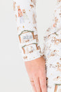 The First Noel Womens Jogger PJ Set Bamboo