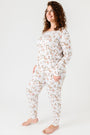 The First Noel Womens Jogger PJ Set Bamboo