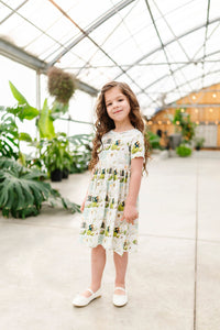 He Is Risen Short Sleeve Twirl Dress Cotton