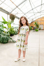 He Is Risen Short Sleeve Twirl Dress Cotton