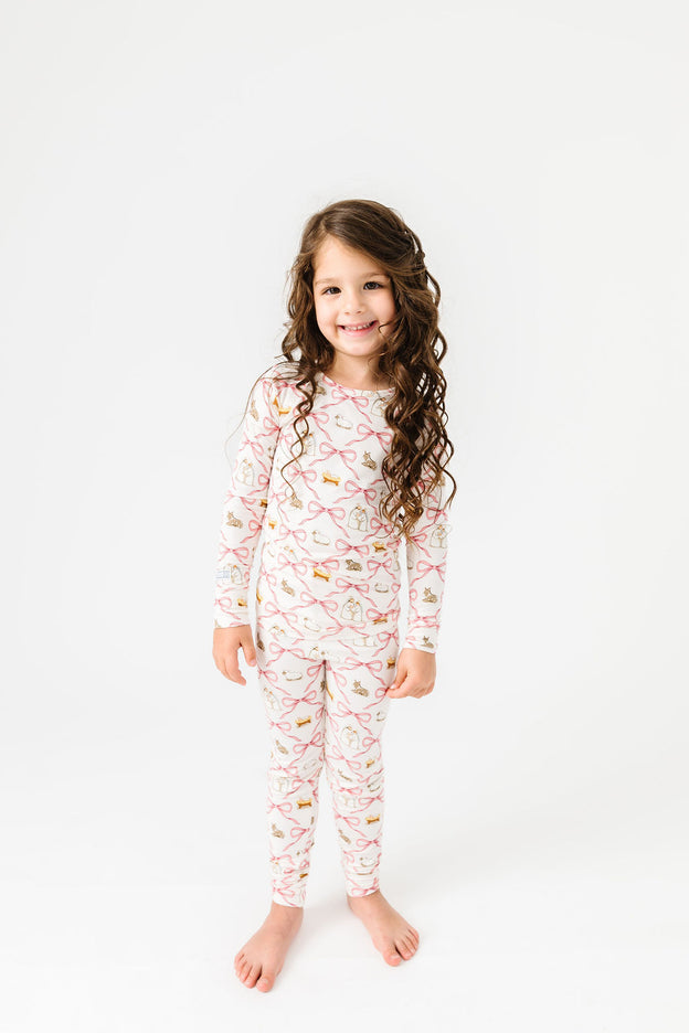 Let Us Adore Him PJ Long Sleeve Set Bamboo
