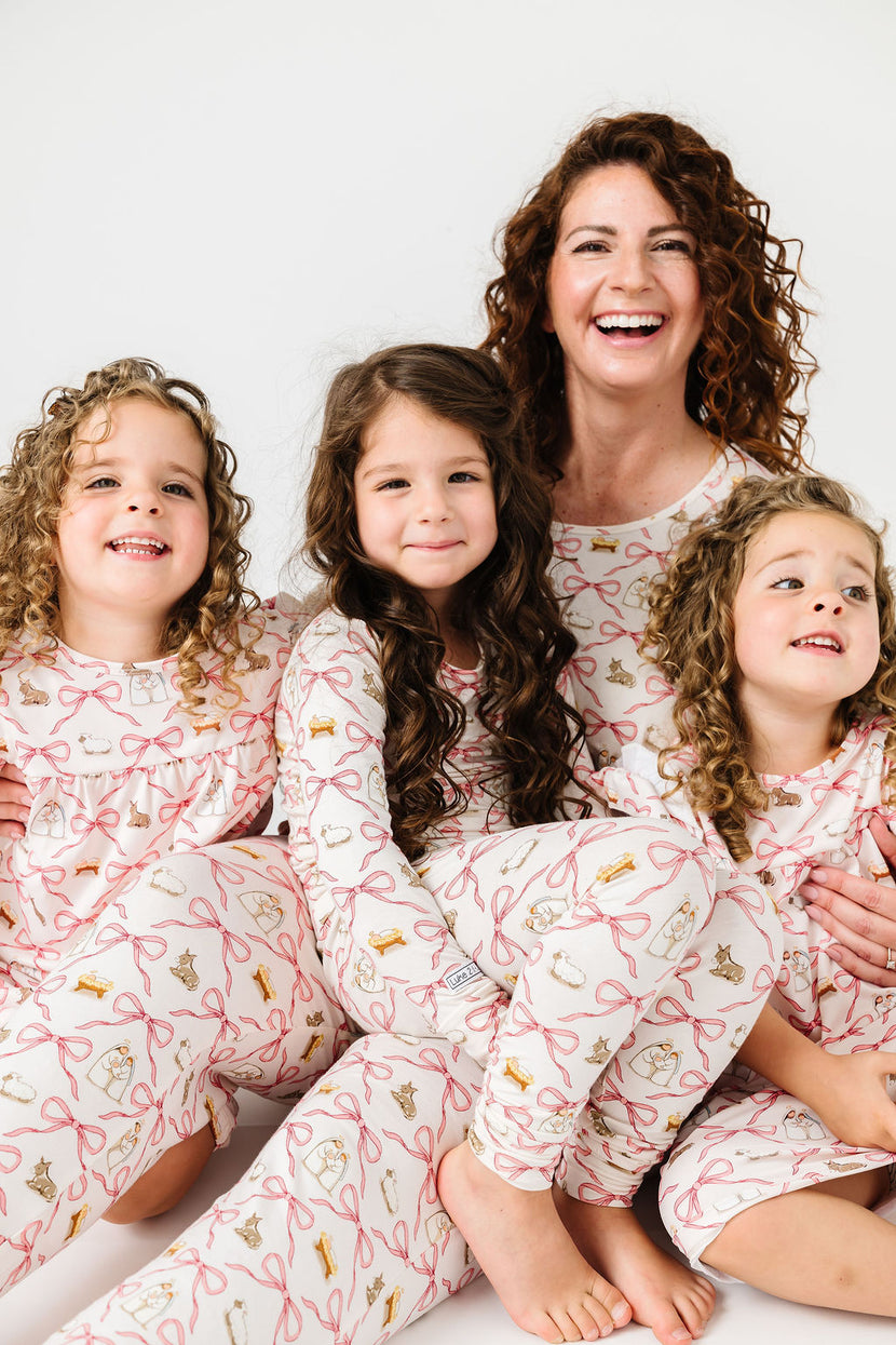 Let Us Adore Him PJ Long Sleeve Set Bamboo