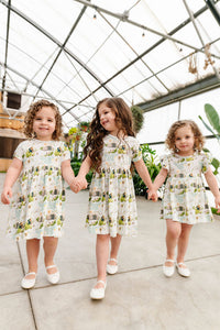 He Is Risen Short Sleeve Twirl Dress Cotton