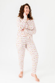 Let Us Adore Him PJ Womens Long Sleeve Jogger Set Bamboo