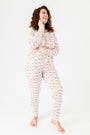 Let Us Adore Him PJ Womens Long Sleeve Jogger Set Bamboo