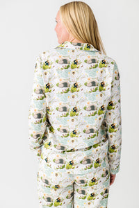 He Is Risen Women's PJ Notch Collar Set Cotton