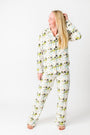 He Is Risen Women's PJ Notch Collar Set Cotton