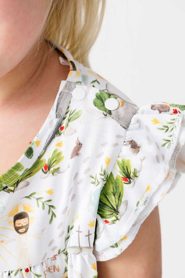 He Is Risen PJ Girls Nightgown Polyester