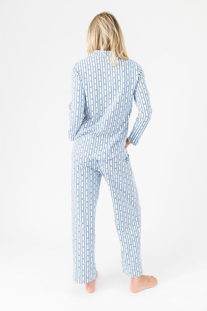 Star of Wonder PJ Womens Notch Collar Set Organic Cotton